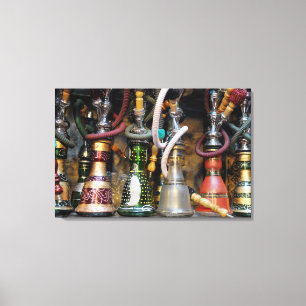 marokkanische Hookahs zum Verkauf Leinwanddruck