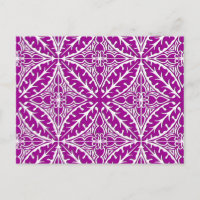 marokkanische Kacheln - Amethyste lila und weiß