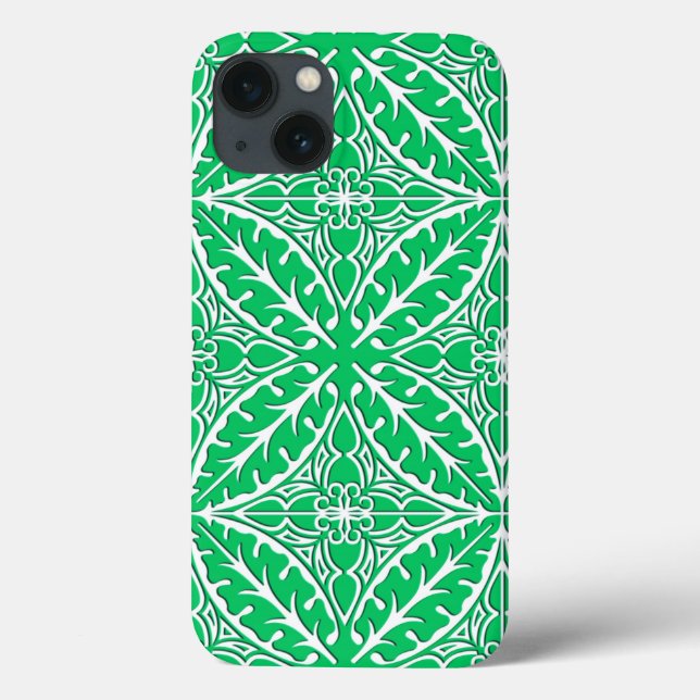 marokkanische Kacheln - Jadegrün und Weiß Case-Mate iPhone Hülle (Rückseite)