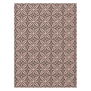 marokkanische Kacheln - rosa und schwarz Tischdecke