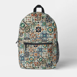marokkanische Mischologie Bedruckter Rucksack