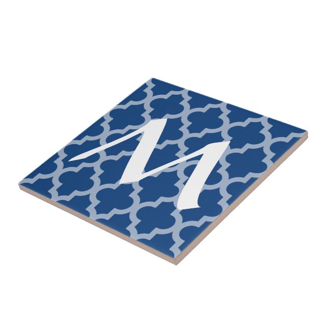 Marokkanische Mittelmeerstimmungen Quatrefoil mit Fliese (Seite)