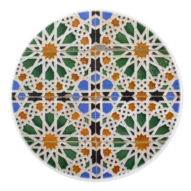 Marokkanische Mosaik-Art-Griffe Keramikknauf (Vorderseite)
