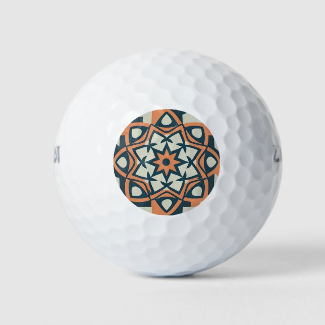 marokkanische Mosaike. Golfball (Vorderseite)