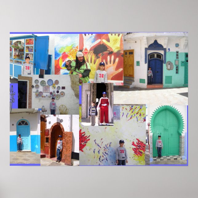 Marokkanische Muse Poster (Vorne)