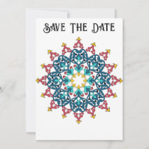 Marokkanische Save the Date-Karte
