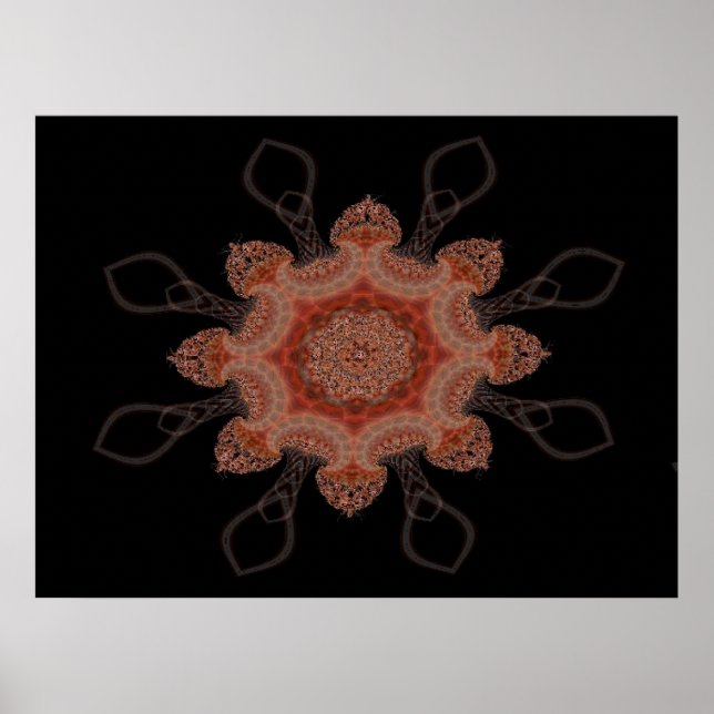 marokkanische Star Print Poster (Vorne)