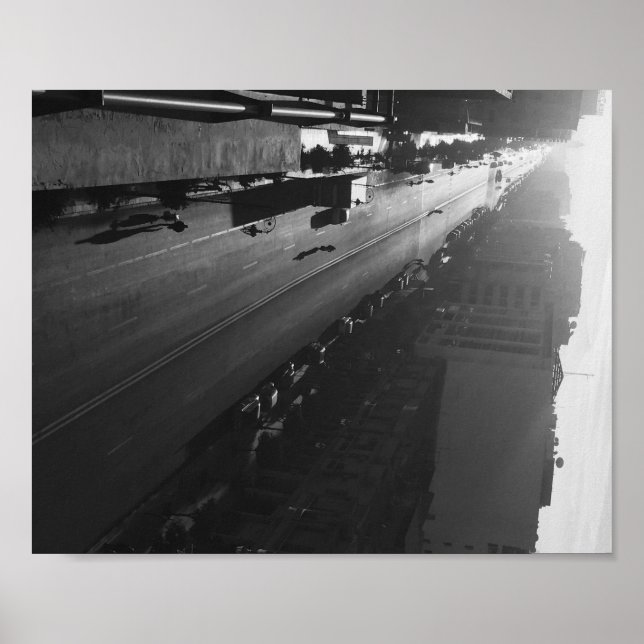 marokkanische Straße Poster (Vorne)