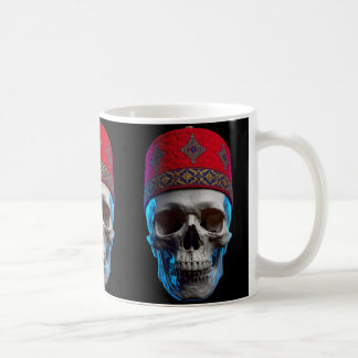 Marokkanische Totenkopf-Kunst Kaffeetasse