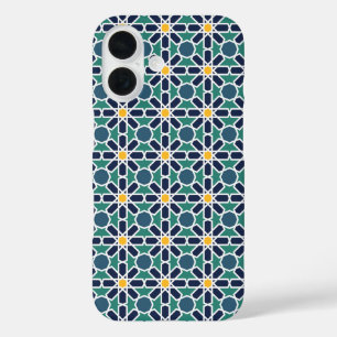 Marokkanische Zellige-Musterkunst (Zelij) iPhone 16 Hülle