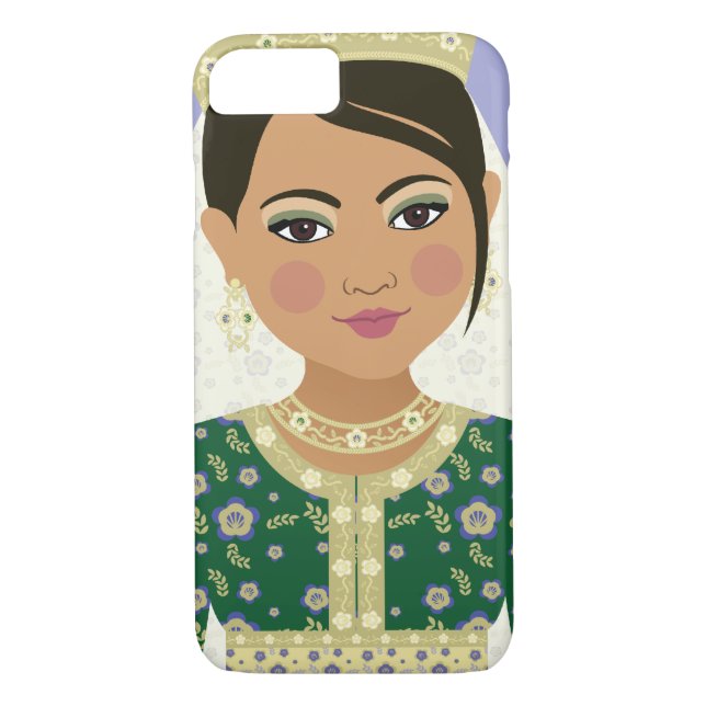Marokkanischer Fall Bride Matryoshka Case-Mate iPhone Hülle (Rückseite)