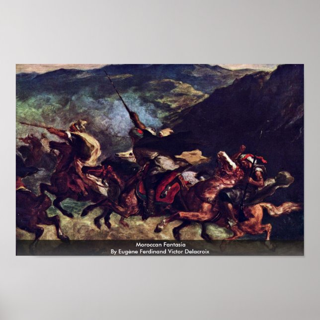 marokkanischer Fantasien Poster (Vorne)