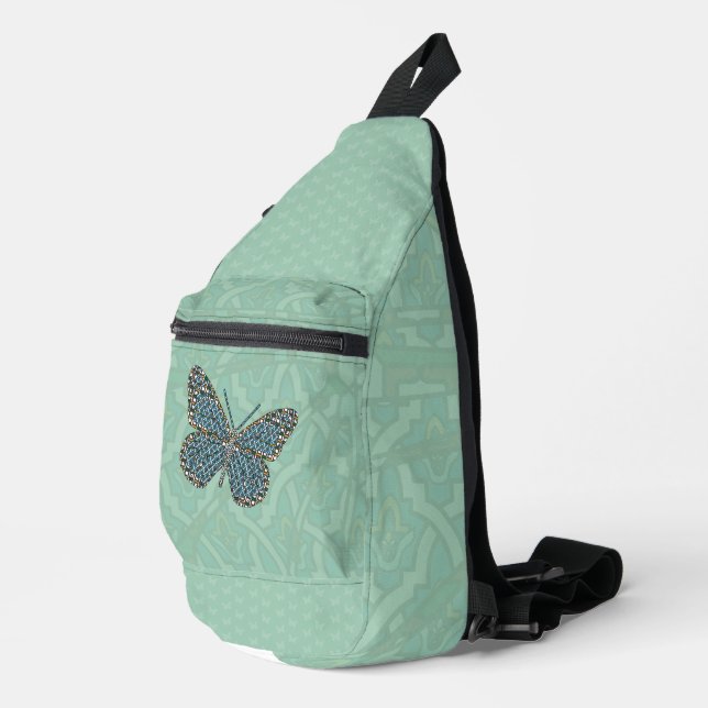 marokkanischer Monarch Crossbody Bag (Rechte Ecke)