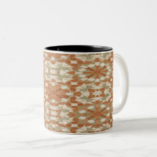 Marokkanischer Mosaik-Stern-Muster-Becher Zweifarbige Tasse