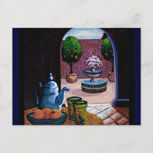 marokkanischer Pfefferminztee Postkarte