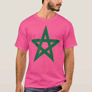 Marokkanischer Star Flag Football Jersey T-Shirt