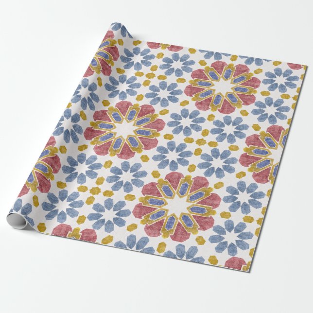 Marokkanischer Tal Geschenkpapier (Ungerollt)
