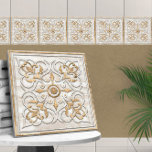 Marokkanischer Travertine-Marmor & Gold Fliese<br><div class="desc">Marokkanischer Travertine-Marmor & Gold</div>