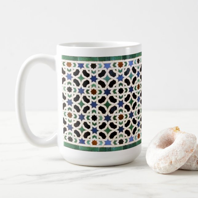 Marokkanischer Zisterne Kaffeetasse (Mit Donut)