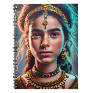 Marokkanisches Amazigh-Mädchen Notizblock