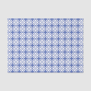 Marokkanisches Blau Seidenpapier