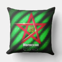 marokkanisches Flaggendesign in Illustratoren und 