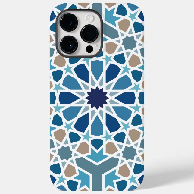 marokkanisches Fliesenmuster Case-Mate iPhone 14 Pro Max Hülle (Rückseite)