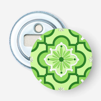 marokkanisches Fliesenmuster - Lime Green Flaschenöffner