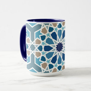 marokkanisches Fliesenmuster Tasse