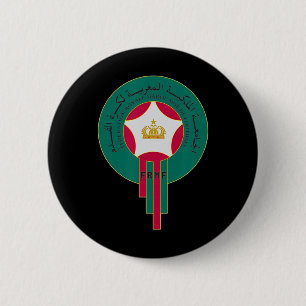 Marokkanisches Fußballtrikot Marokko Footbyll Flag Button