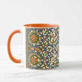 Marokkanisches geometrisches Muster Tasse