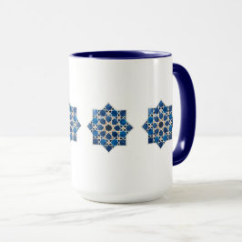Marokkanisches islamisches geometrisches Sternmust Tasse