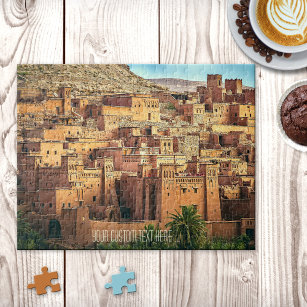 marokkanisches Kasbah Wüste City Puzzle