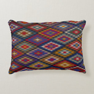 Marokkanisches Kilim-Boho-Design Dekokissen