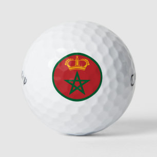 Marokkanisches Landesflaggensymbol Militär Golfball