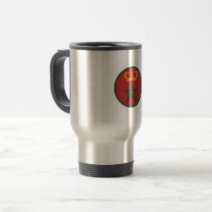 Marokkanisches Landesflaggensymbol Militär Reisebecher