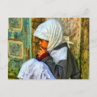 marokkanisches Mädchen Postkarte