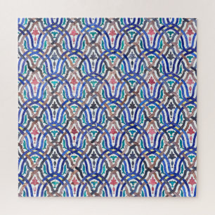 Marokkanisches Mosaik: buntes traditionelles Desig