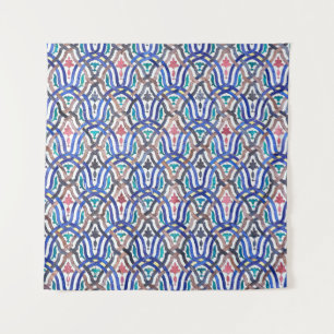 Marokkanisches Mosaik: farbenfrohes traditionelles Wandteppich