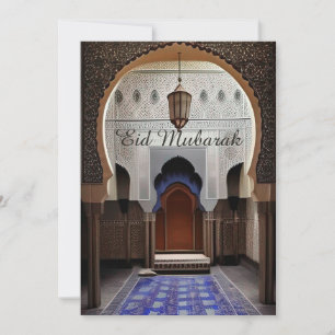 Marokkanisches Mosaik in der Moschee friedliches E Einladung