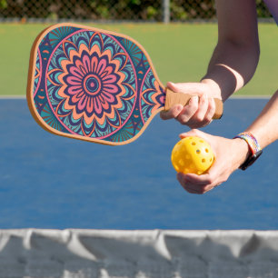 Marokkanisches Mosaik Pickleball Schläger