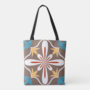 Marokkanisches Mosaik Tile Elegant & Chic Blumende Tasche