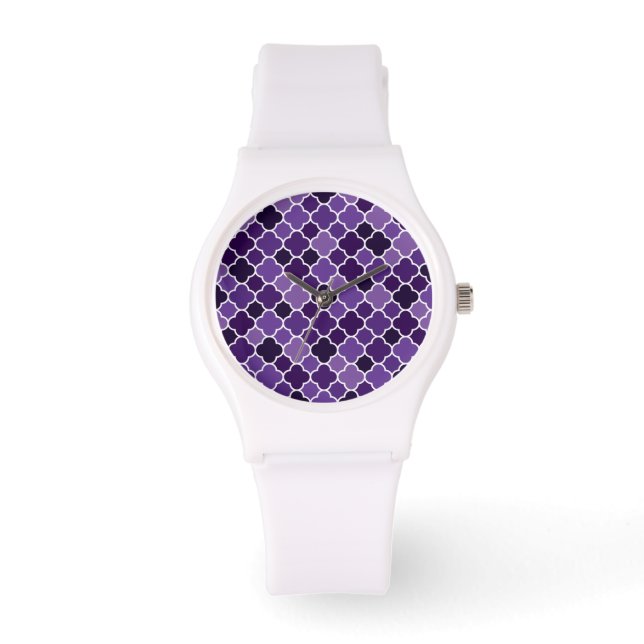 marokkanisches Muster Armbanduhr (Vorderseite)
