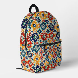 marokkanisches Muster Bedruckter Rucksack