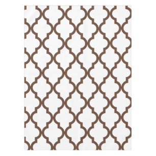 Marokkanisches Muster: Brown Tischdecke