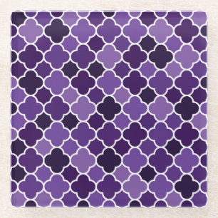 marokkanisches Muster Glasuntersetzer