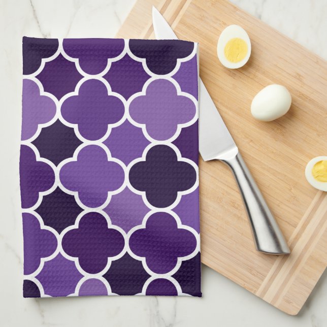 marokkanisches Muster Handtuch (Viertel Falte)