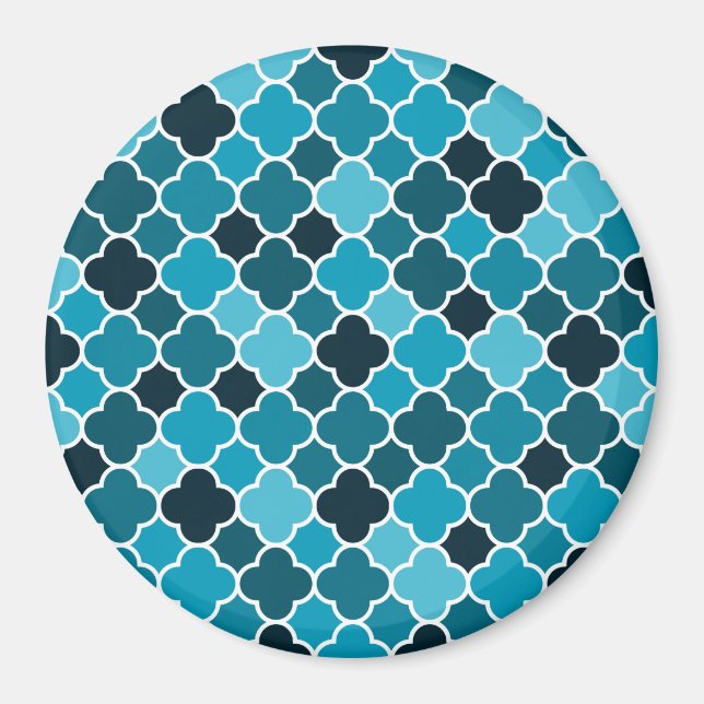 marokkanisches Muster Magnet (Vorne)