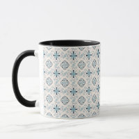 Marokkanisches Schmuck Blue Creme ethnische Stilri