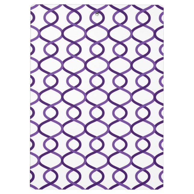 marokkanisches Webmuster Klemmbrett (Rückseite)